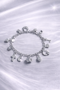 Armband Platinum Charms