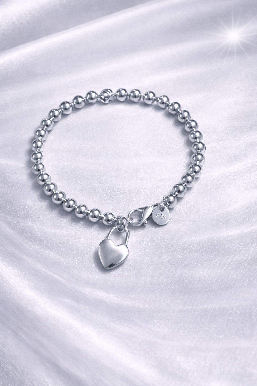 Armband Platinum Heart