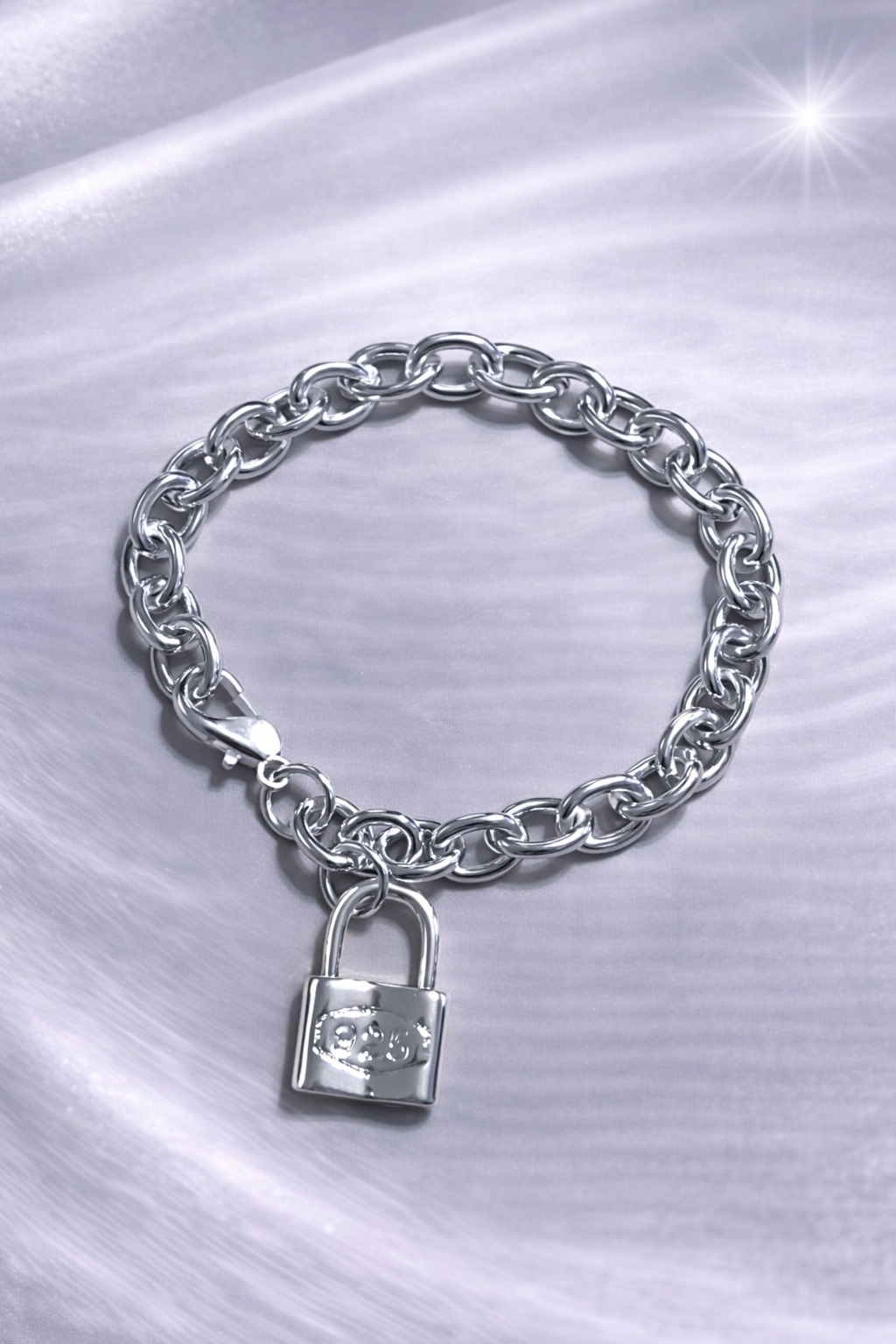 Armband Platinum Lock
